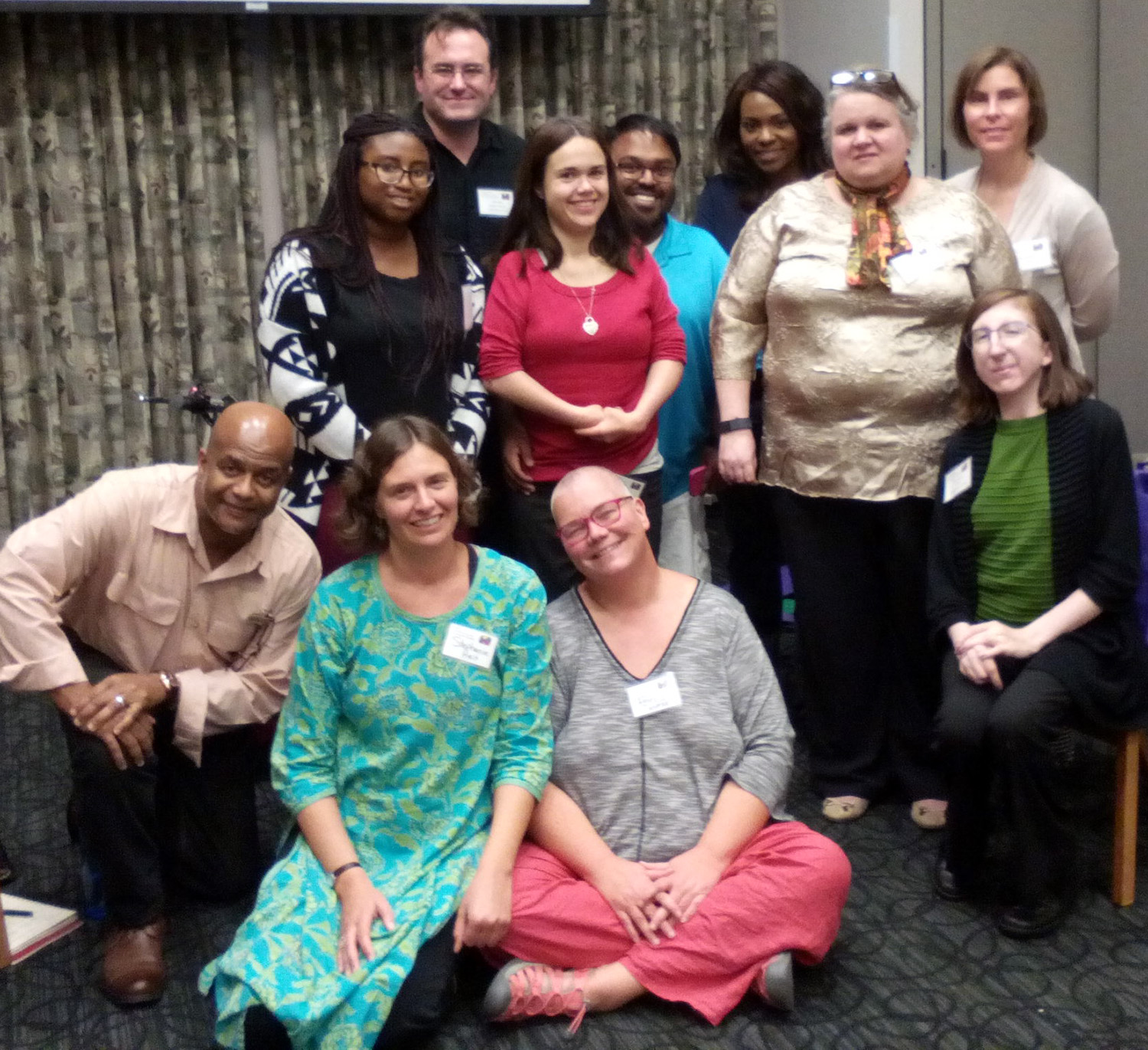 group of people at the Sex and Disability conference in Dayton Ohio, after Asylum Project workshop